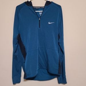 Nike Running Hooded Quarter Zip Pullover